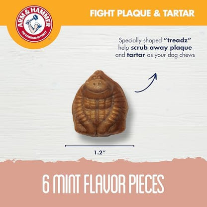 Arm & Hammer Mighties Treadz Dental Dog Treats, Gorilla, 6.5 Oz