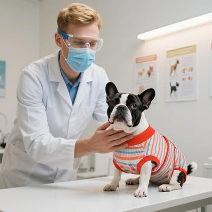 Kuoser Recovery Suit for Dogs Cats, Soft Dog Surgery Suit Female Male Spay