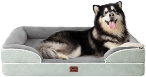 EHEYCIGA Orthopedic XXL Dog Bed, Waterproof Washable XL Big Pet Bed 52"