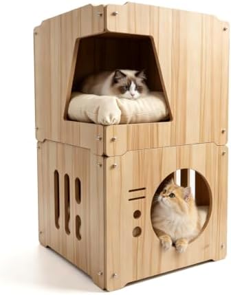 Cat Beds mat for Indoor Cats (Burlywood mat)