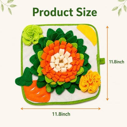 Rabbit Foraging Mat Interactive Bunny Snuffle Mat for Small Animals