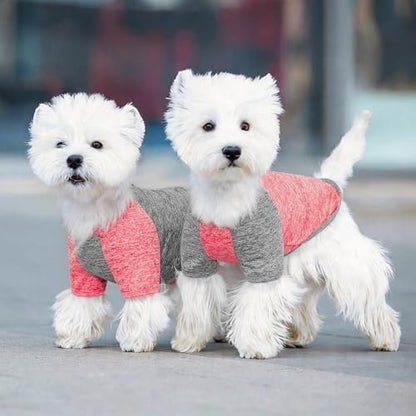 KYEESE 2Pack Dog Shirt for Small Dogs Sun Protection Tank Top with Sleeves