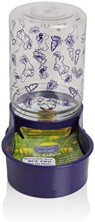 Lixit Reversible Waterer/Feeder for Rabbits and Other Small Animals. (Pack of 2)