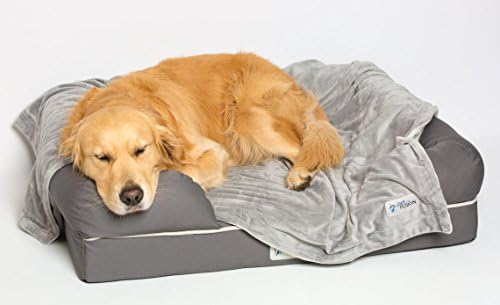 PetFusion Premium Ultra Soft Dog and Cat Blanket, Grey or Brown