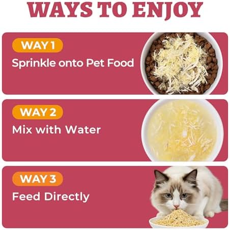 Wellix Freeze Dried Cat & Dog Treats with Chicken, Fruit & Egg Yolk, 7.05oz
