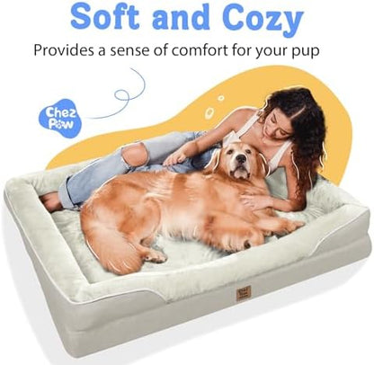 Chez Paw Jumbo Orthopedic Waterproof Dog Bed Pet Sofa for Giant Dogs