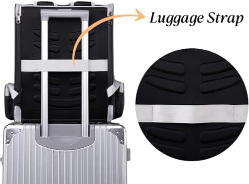Cat Backpack Dog Backpack Carrier for Small Dogs and Medium Cat up to 15lbs, Travel Pet Carrier for Puppy Kitten Bunny, Cat Dog Carrying Backpack Collapsible (Black)