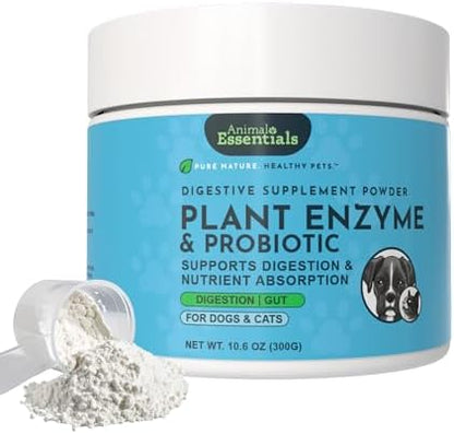 Animal Essentials Plant Enzyme & Probiotics, Plant Based - 10.6 Oz