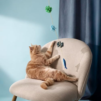 Premium Plush Cat Toy - Fish Teaser Cat Toy, Eco Friendly, Catnip