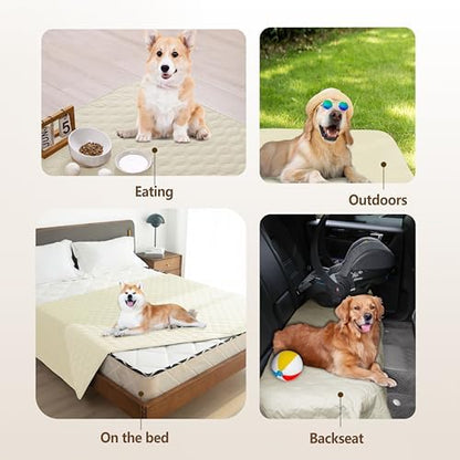 gogobunny Waterproof Blanket for Dogs，Couch Covers for Sectional Sofa