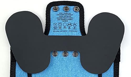 DOWN UNDER OUTDOORS Medium-Large Chicken Saddle Hen Apron Saver (Blue)