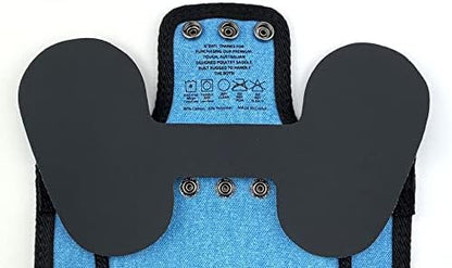 DOWN UNDER OUTDOORS Medium-Large Chicken Saddle Hen Apron Saver (Blue)