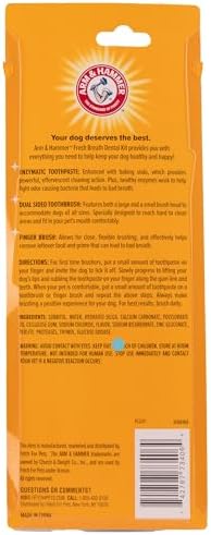 Arm & Hammer Enzymatic Dog Dental Care Kit, Chicken Flavor, 2.5 Oz Tube