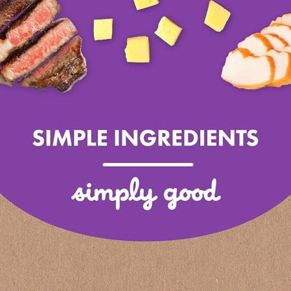 Buddy Biscuits 16 oz. Box of Crunchy Dog Treats Made with Assorted Flavors of Roasted Chicken, Grilled Beef, and Sharp Cheddar (Pack of 2)