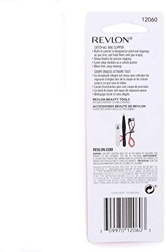 Revlon Catch-All Nail Clipper, 1 Count (Pack of 2)