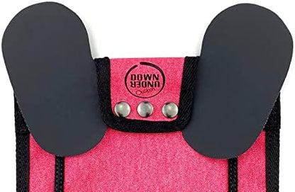 DOWN UNDER OUTDOORS 4 Pack Medium-Large Chicken Saddle, Hen Apron (Pink)