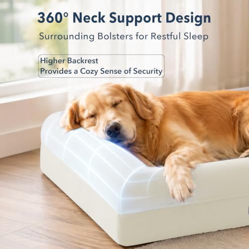 XL Orthopedic Dog Bed Waterproof for Extra Large Size Dogs