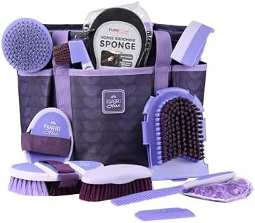 11-Piece Horse Grooming Kit with Waterproof Tote Sugar Taro