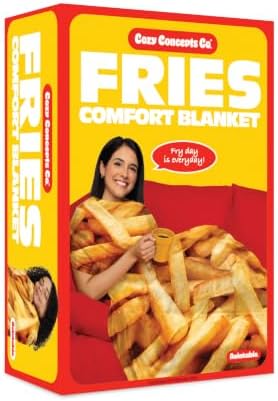 Cozy Concepts Co. French Fries Comfort Blanket by Relatable