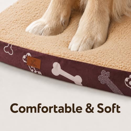 Orthopedic Pet Beds for Large Sized Dog 41x27 Inch Chocolate