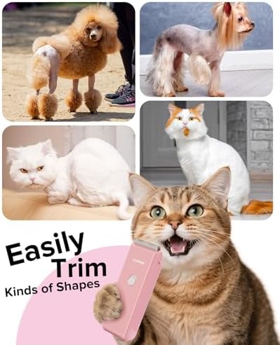 Pet Clippers for Dog Hair Grooming Low Noise Cat Shaver