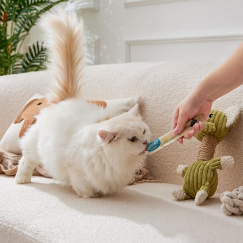 PETPHABET Lickable Cat Treats Squeeze, Tuna & Chicken Recipe 20 Tubes