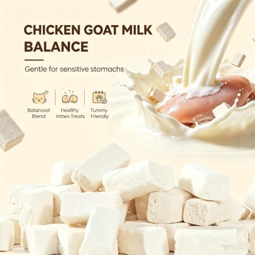 Freeze Dried Cat Treats Chicken with Goat Milk