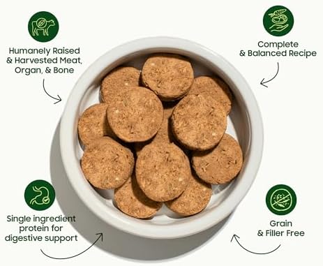 smallbatch Freeze Dried Raw Dog Food, Grass-Fed Beef Recipe, 14 oz