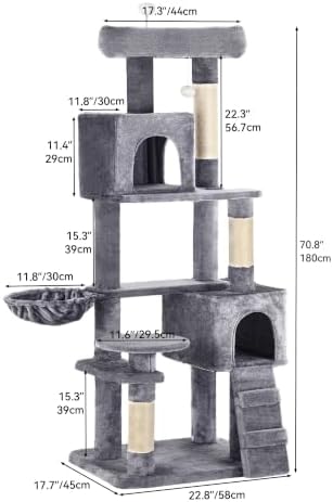 YITAHOME 70.8-Inch Tall Cat Tree Indoor