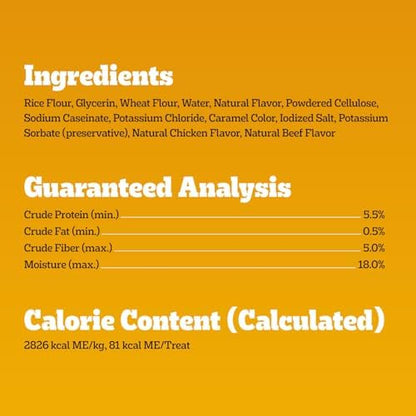 Pedigree Twisty Chews Small Dog Treats, Chicken & Beef, 40 Count