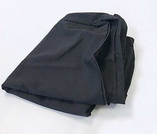 Black Canvas Durable External Case Cover Waterproof Therapeutic Orthopedic 100% Solid True Dense Cooling Blue Memory Foam Pad Pet Dog Bed Crate Free 2nd External Cover (47x29x4 Inch)