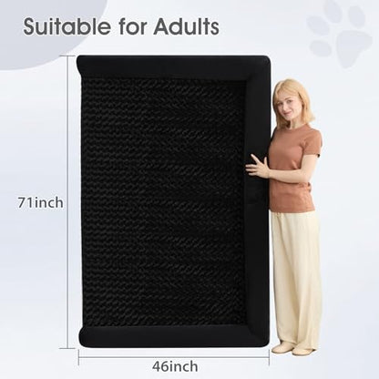 BFPETHOME Orthopedic Washable Human Dog Bed for Adult & Dog Cozy Sleep