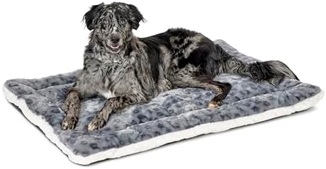 MidWest Homes for Pets Reversible Pet Bed; Machine Washable; Great for Giant Dog Breeds; Spotted Gray; 54"; 40254-FVGYS