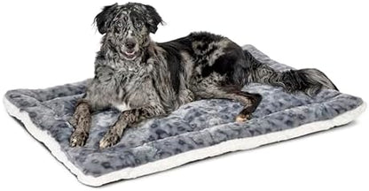 MidWest Homes for Pets Reversible Pet Bed; Machine Washable; Great for Giant Dog Breeds; Spotted Gray; 54"; 40254-FVGYS