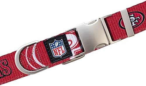 Littlearth NFL Detroit Lions Pet Premium Collar, Team Color, Small