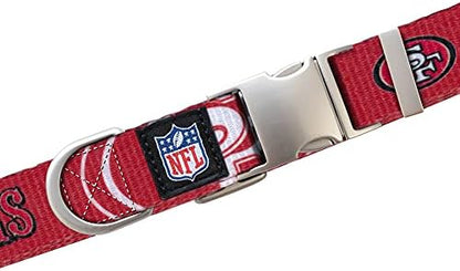 Littlearth NFL Detroit Lions Pet Premium Collar, Team Color, Small