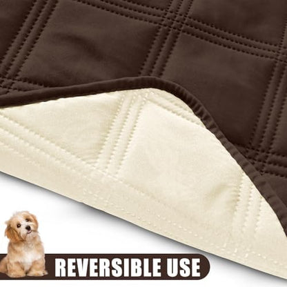 Smiry Waterproof Dog Bed Cover, Reversible Pet Blanket for Sofa Couch