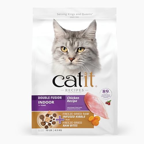 Catit Recipes Double Fusion Indoor Cat Food - 10 lb