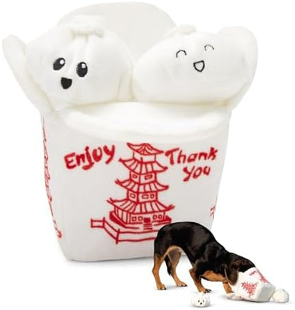BarkBox Andi's Dumplings 4-in-1 Interactive Plush Dog Toy