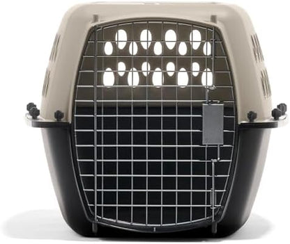 Petmate Vari Dog Kennel, Carrier, 10 to 20lbs, 24in, Taupe and Black