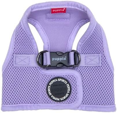 Puppia Soft Vest Dog Harness Step-in Padded Mesh No Choke No Pull Comfortable Walking Running Training for Small Medium Large Dogs, Violet, X-Large