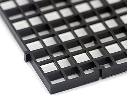 Aquarium Fish Tank Bottom Isolation 4 Pcs, Plastic Egg Crate