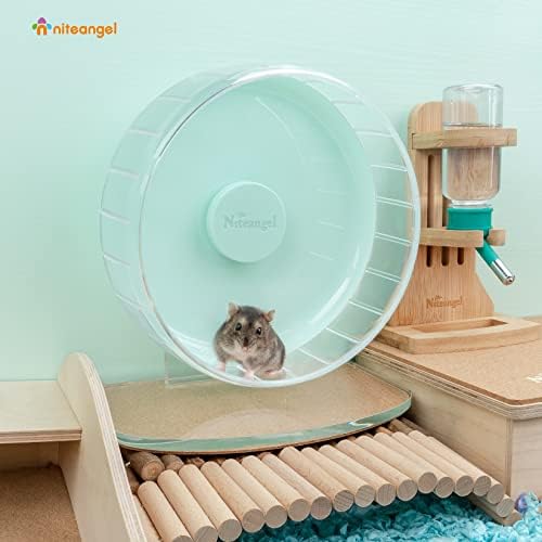 Niteangel Super-Silent Hamster Exercise Wheel: Quiet 8.2 inch Running Wheel