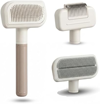 3 in 1 Self-Cleaning Pet Grooming Brush Set for Dogs & Cats