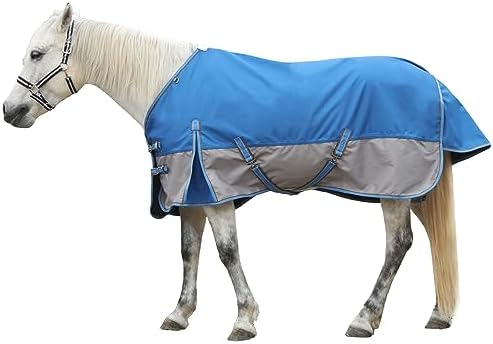 1200D Horse Blanket, 0g No-Fill Waterproof Turnout Rain Sheet
