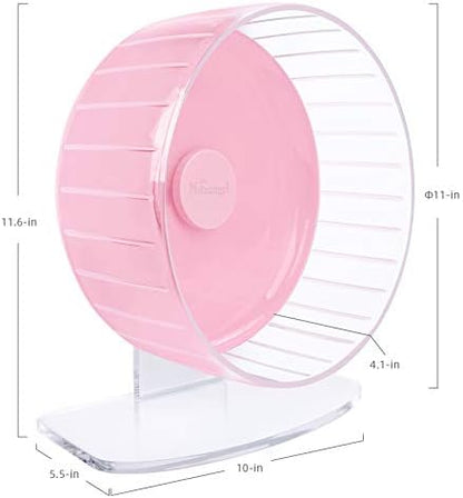 Niteangel Super-Silent Hamster Exercise Wheels: Quiet 11 inch Running Wheel