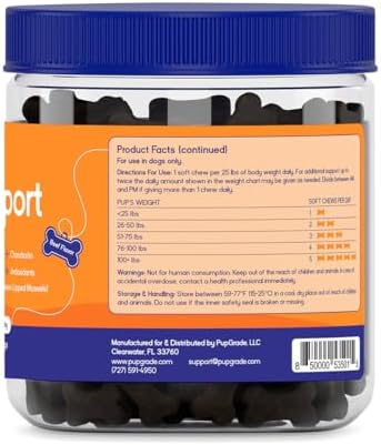 PupGrade Joint Support for Dogs, Beef Flavor - 180 Soft Chews