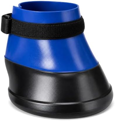 Rubber Medical Hoof Boot, Royal Blue