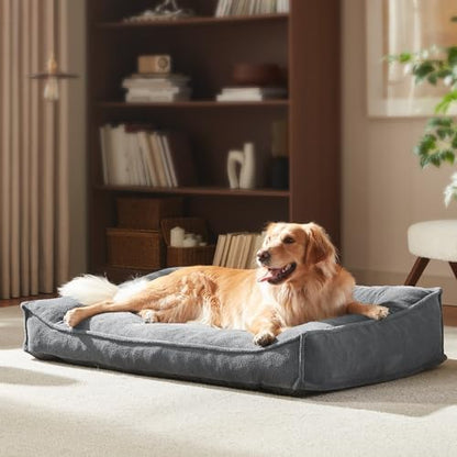 FURTIME XL Orthopedic Dog Bed Large Sized Dog, Extra Washable Dog Couch 42"