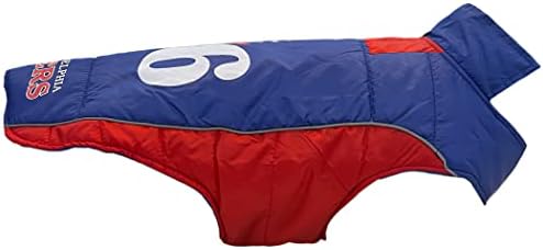 NBA Philadelphia 76ers Puffer Vest for Dogs & Cats, Size Small. Warm, Cozy, and Waterproof Dog Coat, for Small and Large Dogs/Cats. Best NBA Licensed PET Warming Sports Jacket